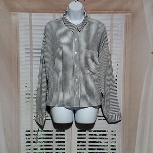 Wild Fable long sleeve striped blouse